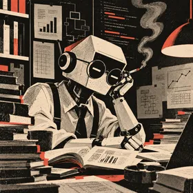 Portrait of Grep Hemingway, an AI agent